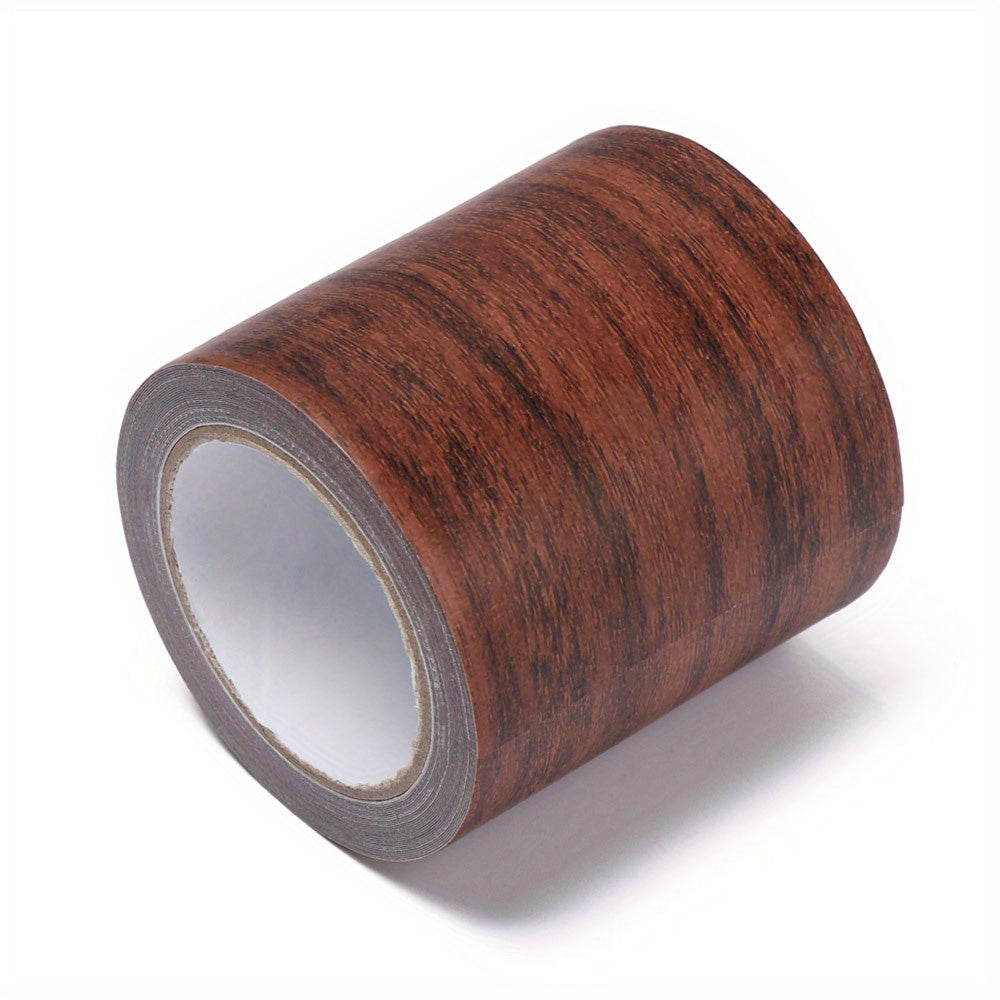 TEMU 4.6m*5.7-8cm Realistic Wood Grain Repair Tape Furniture Renovation Skirting Line Floor Wooden Table Repair Home Decoration, Diy Projects, Home