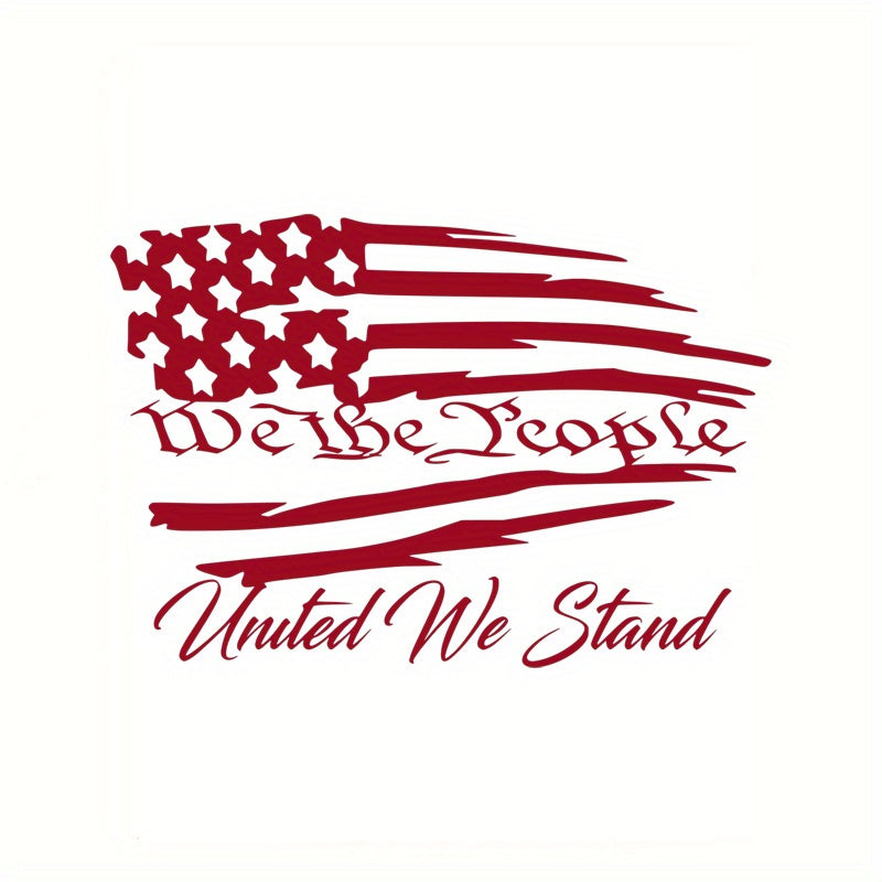 TEMU Vinyl Decal Sticker - Patriotic American For Cars, Trucks, Suvs, Laptops, Water Bottles & More - Matte , Self-adhesive, Theme