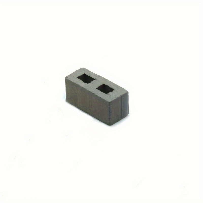 TEMU 50pcs Miniature Concrete Bricks For Dollhouse, Tiny Model Building, Landscaping, Figurine Accessories
