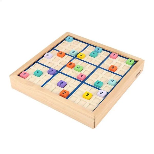 Sudoku toys for education intelligent board games portable childrens colored blocks to improve logical thinking and mathematical skills 2409