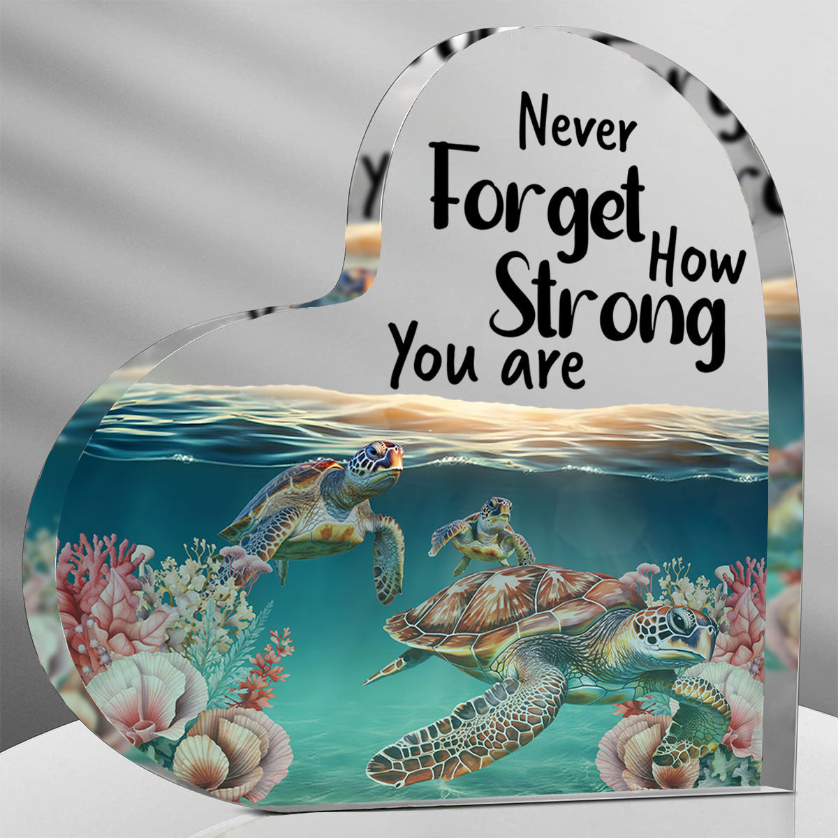 TEMU 1pc, Sea Creatures, Creatures, Sea Turtles, Birthday Gifts, Exchange Gifts, Bedroom, Kitchen, Living Room, Office, Acrylic Desktop Decoration,