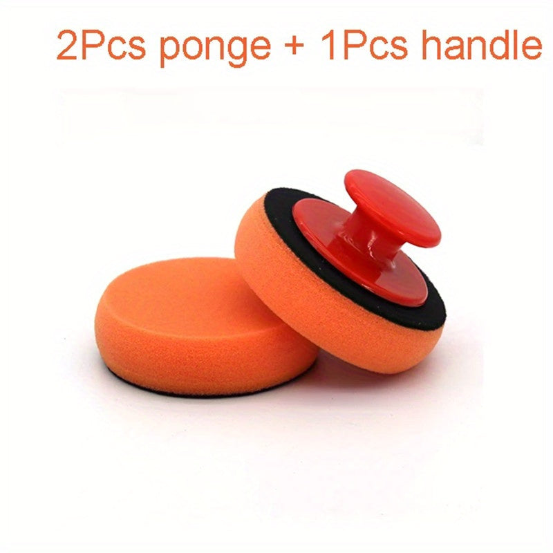 TEMU Car Waxing Sponge Waxing Artifact Car With Manual Round Car Waxing Polishing Sponge Tool Polishing