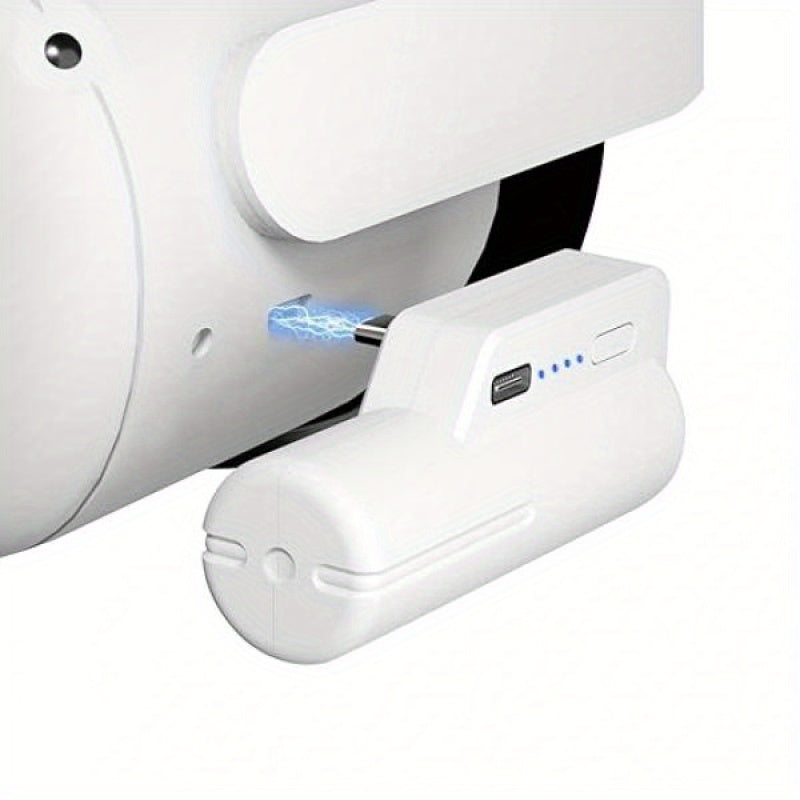 TEMU Vr Gaming With 5000mah Power Bank For Oculus Quest 2 Headset, Lightweight And Portable