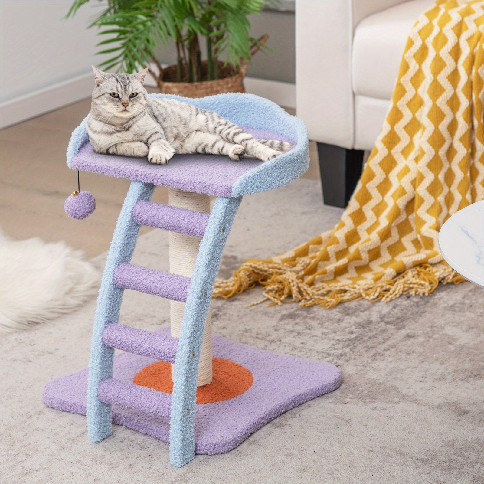 TEMU Costway 2-tier Tree Tower, Kitten Activity Center With Sisal Scratching Post