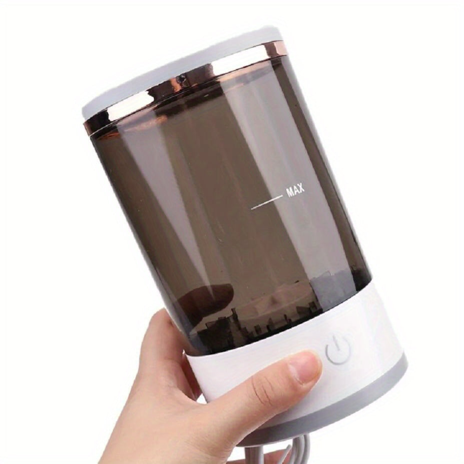 TEMU 3-in-1 Automatic Makeup Brush Cleaner Cleaning Storage Box Case Drying Holder Stand - Keep Your Brushes Fresh And Can Use For Brush Pen Gift