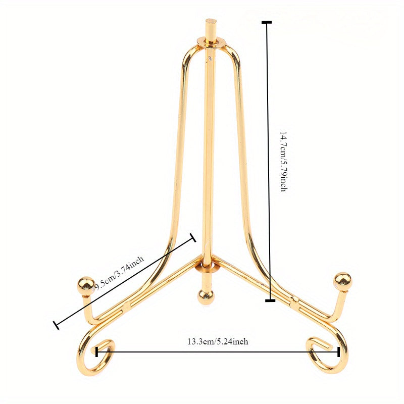 TEMU Elegant Display Stand - Easel For Photos, Books, & Plates | & Decor | Office & Home | Easy