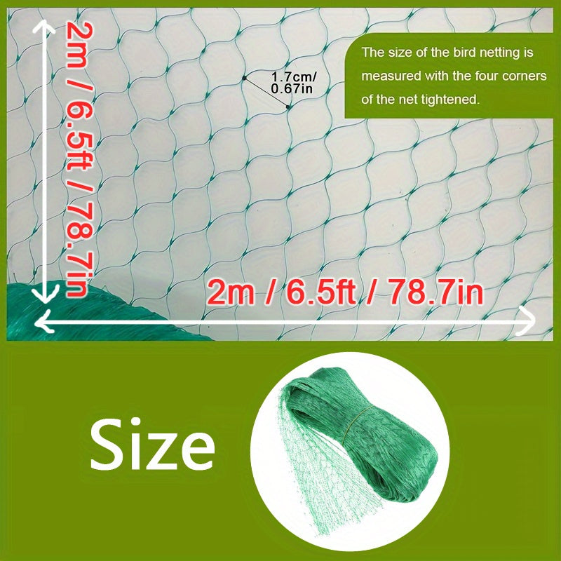 TEMU 1pc Garden Netting And Bird Protection, For Vegetables Plants Flower And Fruit Trees, Trellis Gird Pest Fencing Net Stops, Prevent And Birds