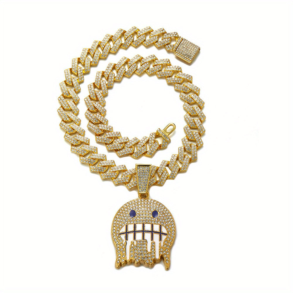 TEMU 2pcs, New Hip-hop Pendants, Men's And Women's Pendants, Necklaces,, Thanksgiving, Christmas, New Year Gifts, Parties, Fashionable Outfits For