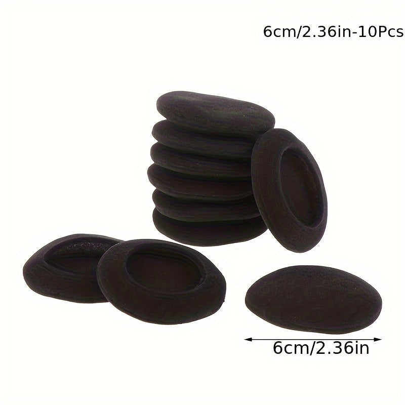 TEMU 10pcs Thick Foam Earpads Cushions Ear Pads 1.38-1.77-2.17-2.36inch For Round Headphone