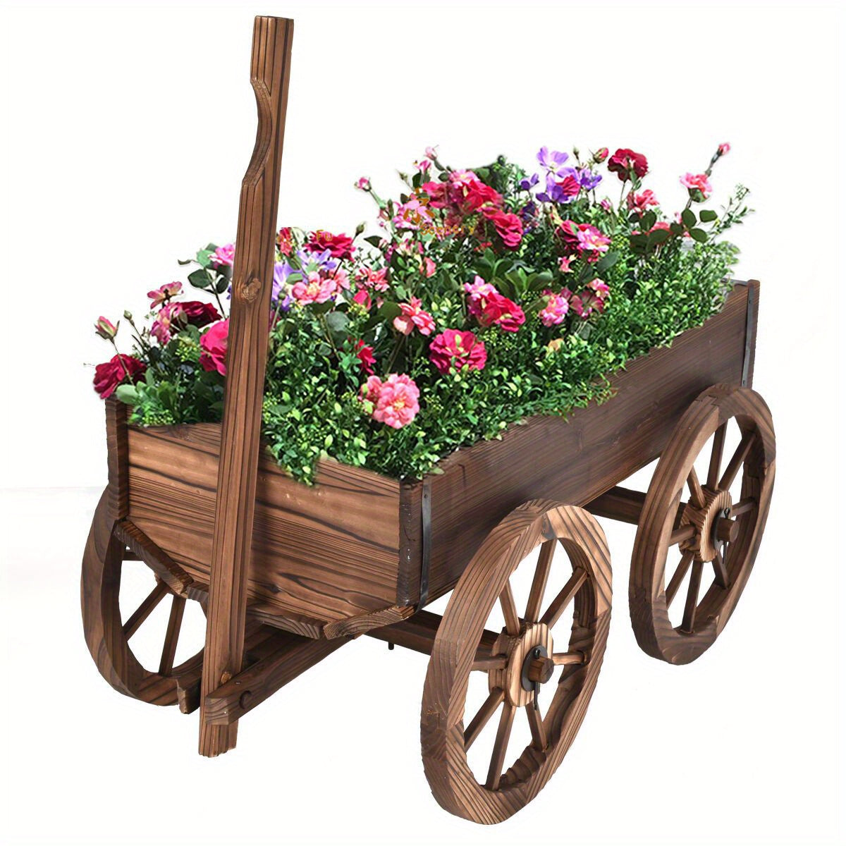 TEMU Multigot Flower Planter Pot Stand W-wheels Home Garden Outdoor Decor New