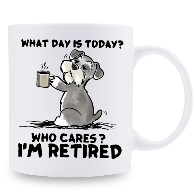 TEMU 1pc, 3a Grade, What Day Is Today? ? I'm Retired, Funny Mug, White Ceramic Mug, 11 Oz Ceramic Coffee Mug, Drinking Mug, Birthday Gift, Holiday