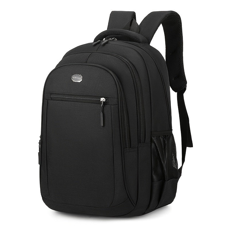 TEMU Large Capacity Backpack, Men's And Women' Computer Bag, Multi Pocket Wear-resistant Commuting Backpack, School Bags, And Is Suitable For