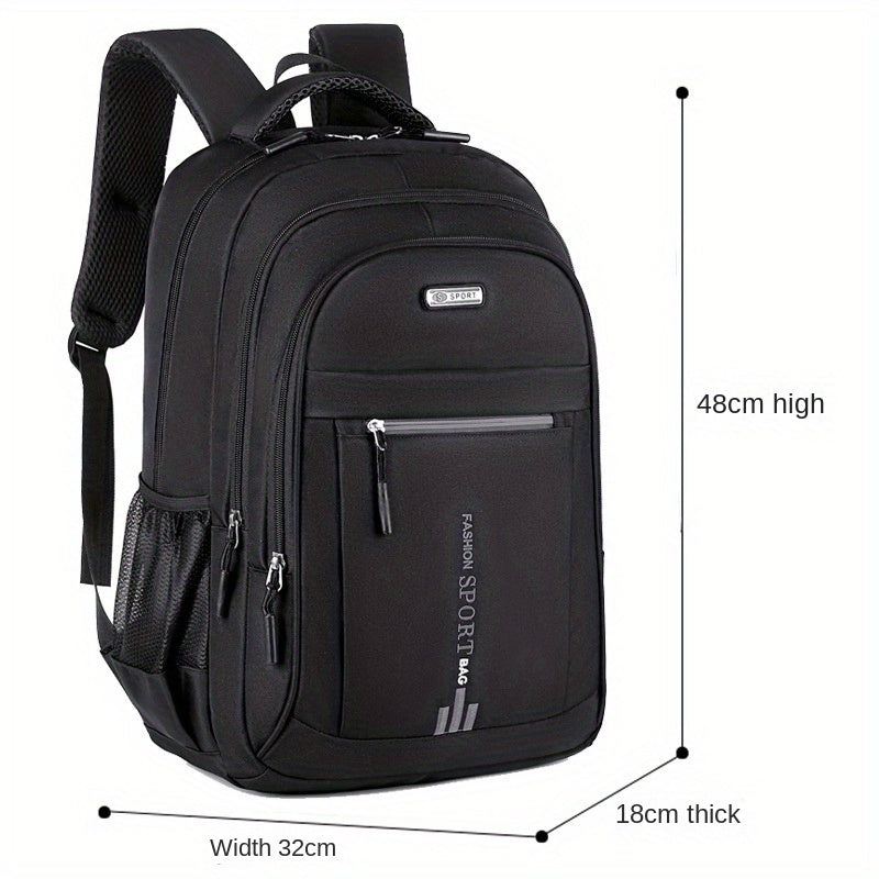 TEMU Men's Large Capacity Business Laptop Backpack, Travel And Sports Bag For Women