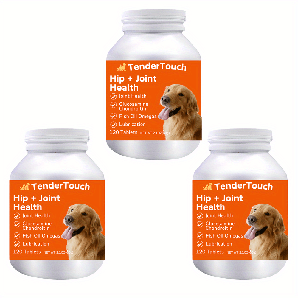TEMU 3-pack (3 X ) - 600 Count - Dog Hip And Joint Supplement - For Dogs, Joint Supplement For Dogs With Chondroitin, , Vitamin D3, Vitamin E, , ,