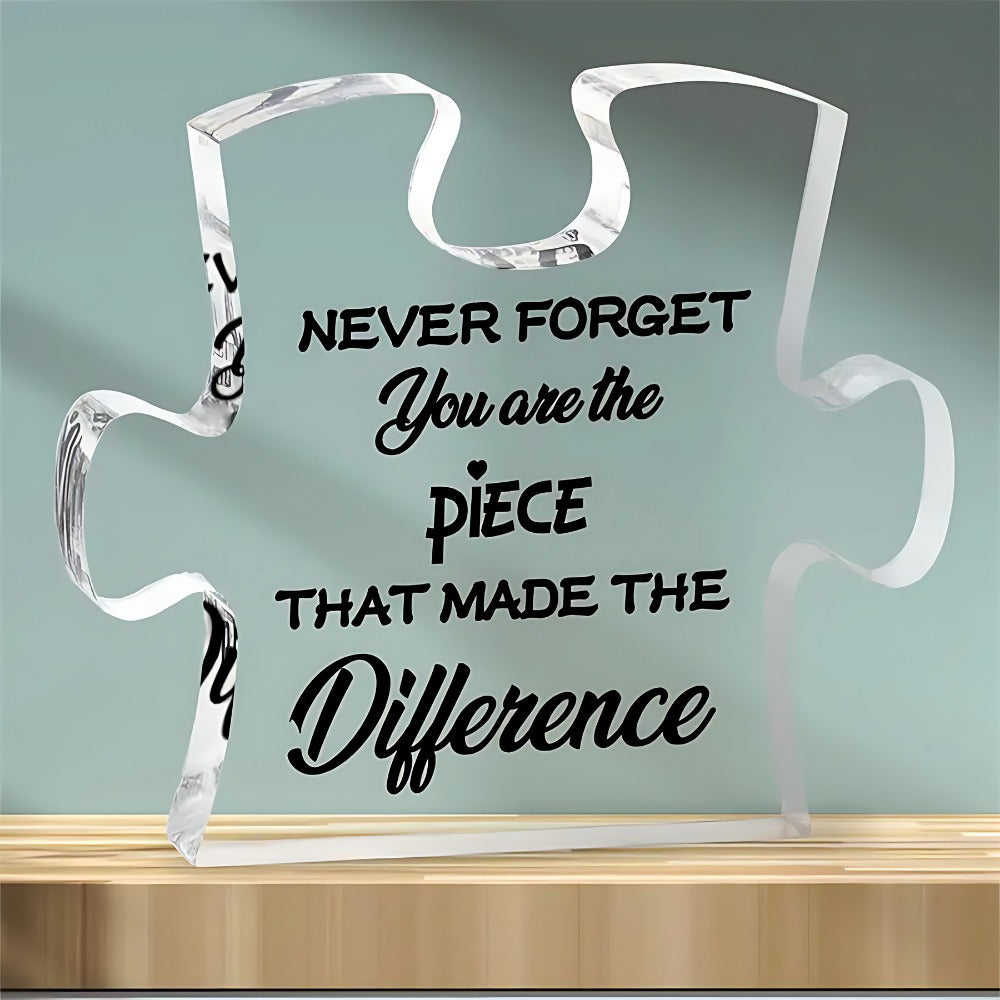 TEMU 1pc, Leaving Gifts For Colleagues Women Friend Puzzle Piece Acrylic Plaque Teacher Leaving Gifts For Women Thank You Gifts For Colleagues Nurses