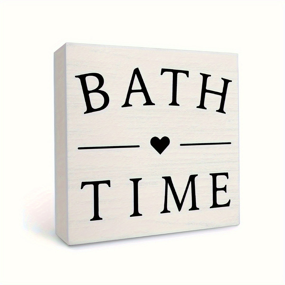 TEMU 1pc "" Pvc Sign - Whimsical Black & White , Ideal For Bathroom, Toilet, And Vanity Decor, Easy To Mount On Tabletop, Bathroom Wall Art | Decor |