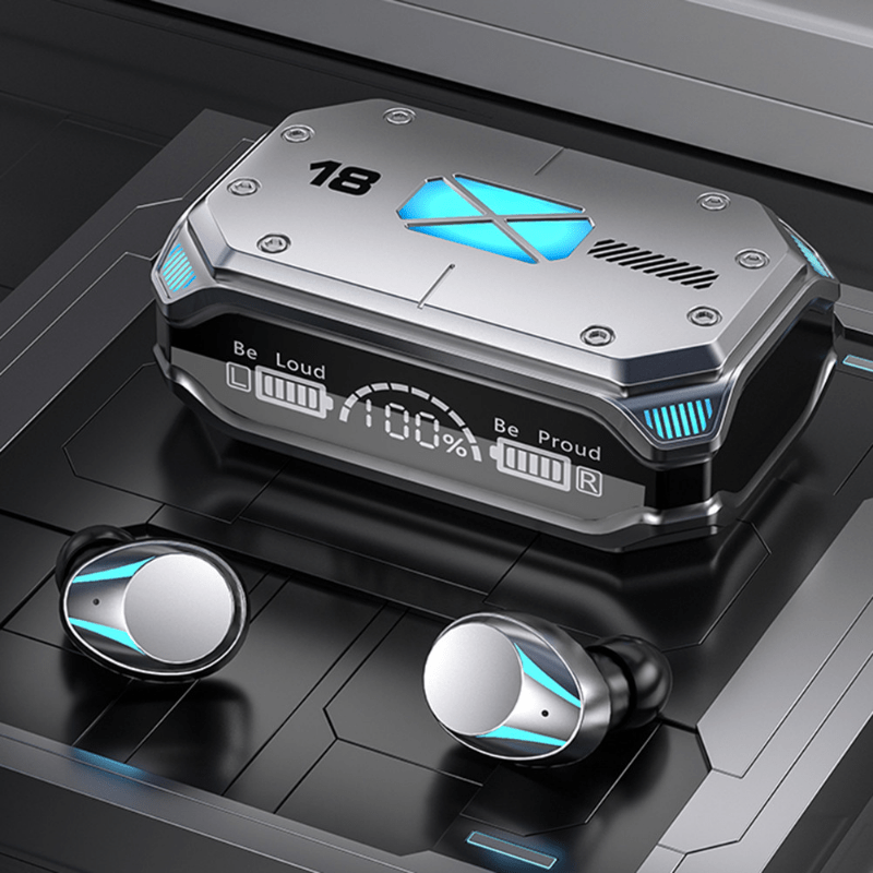 TEMU Smart Wireless High-quality Binaural Call Noise Cancellation Sports Running Games Long Headphones