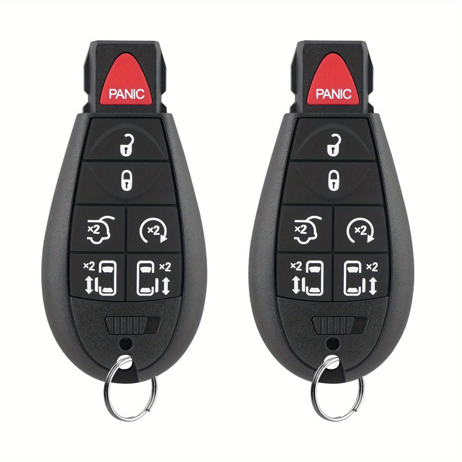 TEMU 2pcs 433mhz Flip Remote Car Key Fob 7 Buttons With Chip For For Grand For For For Town For Fcc Id Iyz-c01c