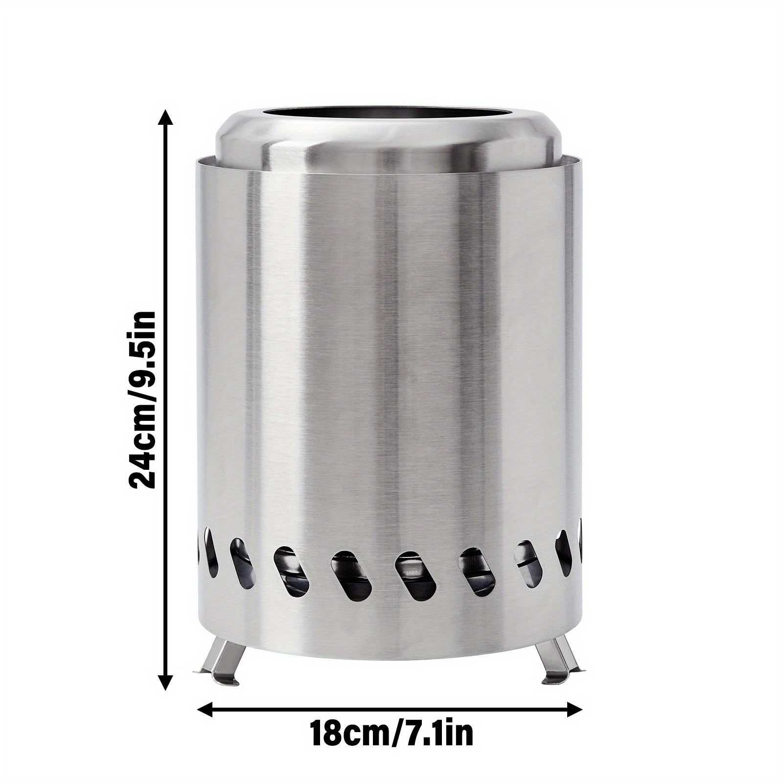 TEMU 1pc Portable Tabletop Mini Colored Fire Pit With Stand For Indoor And Outdoor Patio Campfire Camping, Indoor Apartment, Deck Terrace Pellet-