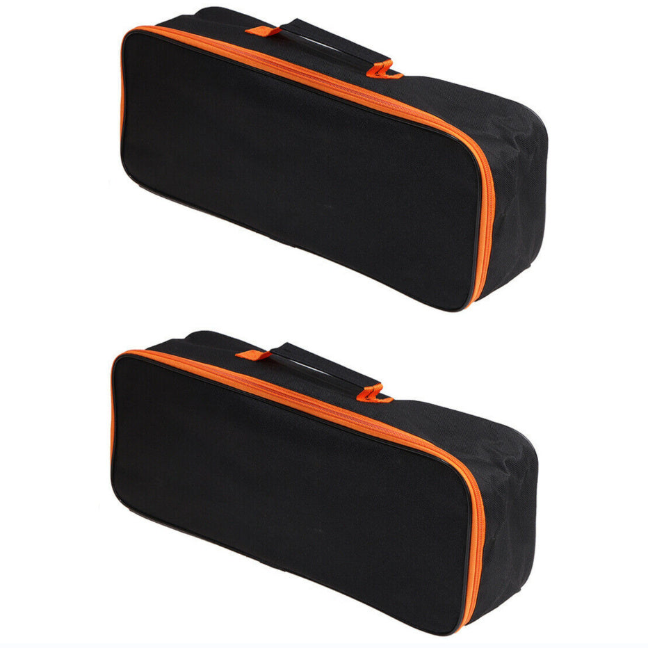 TEMU 2pcs Portable Tool Storage Organizer Bag, Space Saving Storage Bag With Zipper And Handle, Multifunctional Portable Foldable Tool Bag Pouch