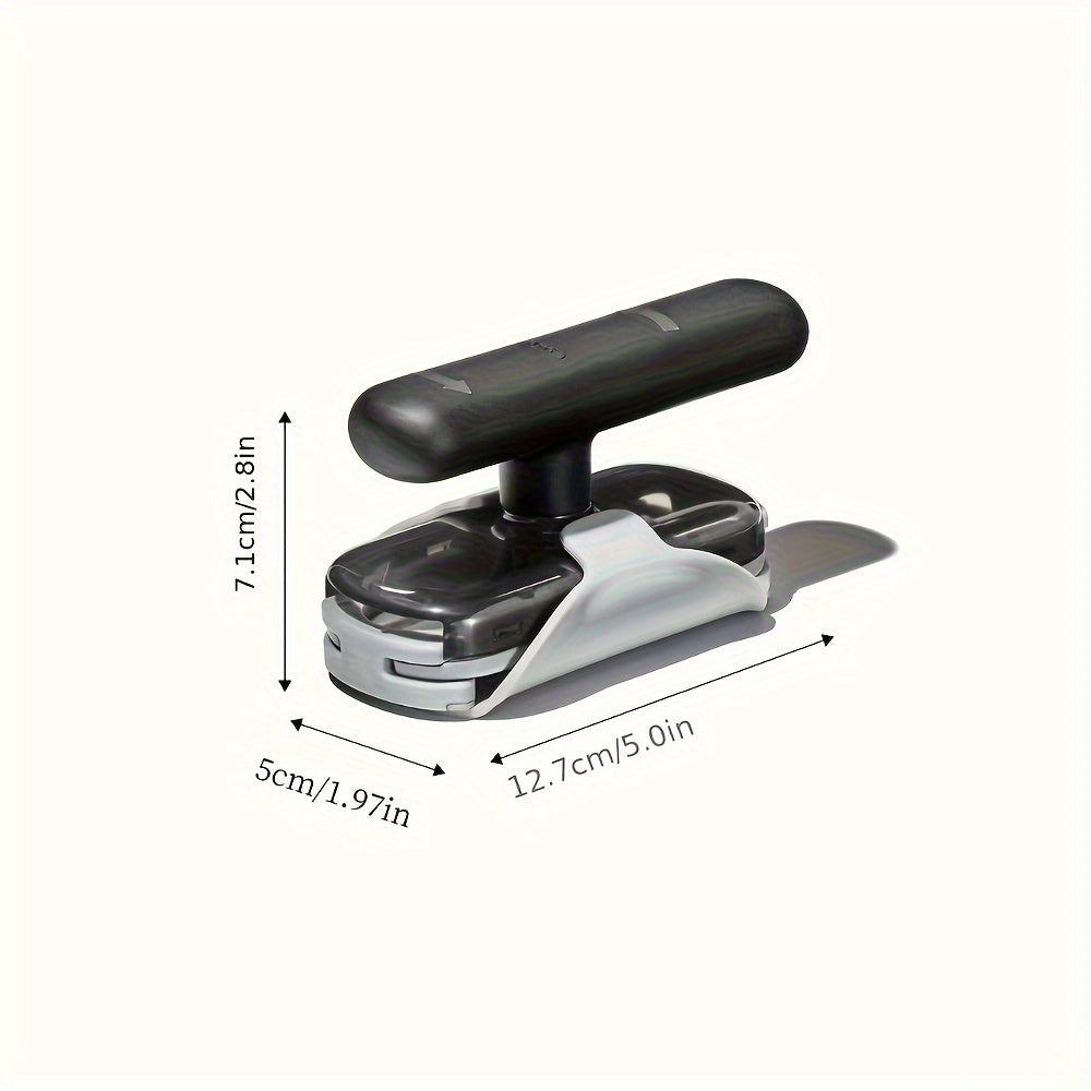 TEMU 1pc Adjustable , Multifunctional Manual Jar Lid Clamp, Kitchen Gadget For Easy Opening, Party Supplies, Jar Lid |sleek Metallic |adjustable