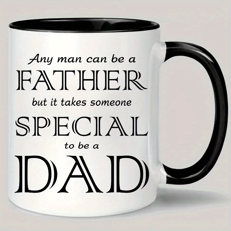TEMU 1pc, 11oz, Any Be A Father, Coffee Cup Gifts For Father