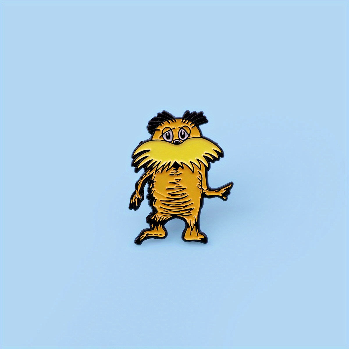 TEMU 1pc Vintage Cartoon Lapel Pin, Enamel Brooch For Backpacks, Briefcases, Clothing Accessories, Fashion Gifts, Alloy Material, Irregular Shape,