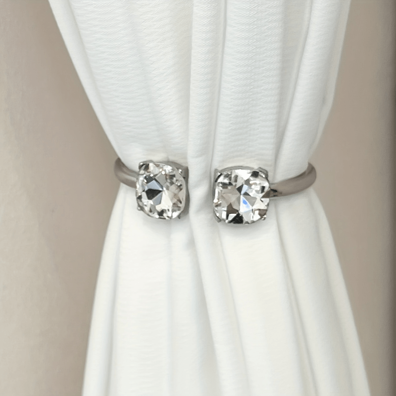 TEMU A Modern Minimalist Style Curtain Tieback, Offering Easy Installation For Bedroom, Living Room, And Home Decor.