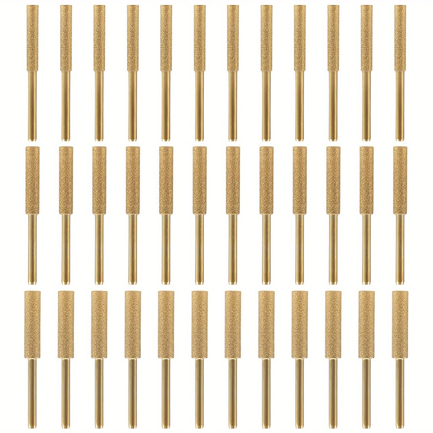 TEMU Diamond Chainsaw Sharpener: 36pcs-72pcs Dome Burr Set, Fit, Enhances & Performance, For Gas & Electric Saws