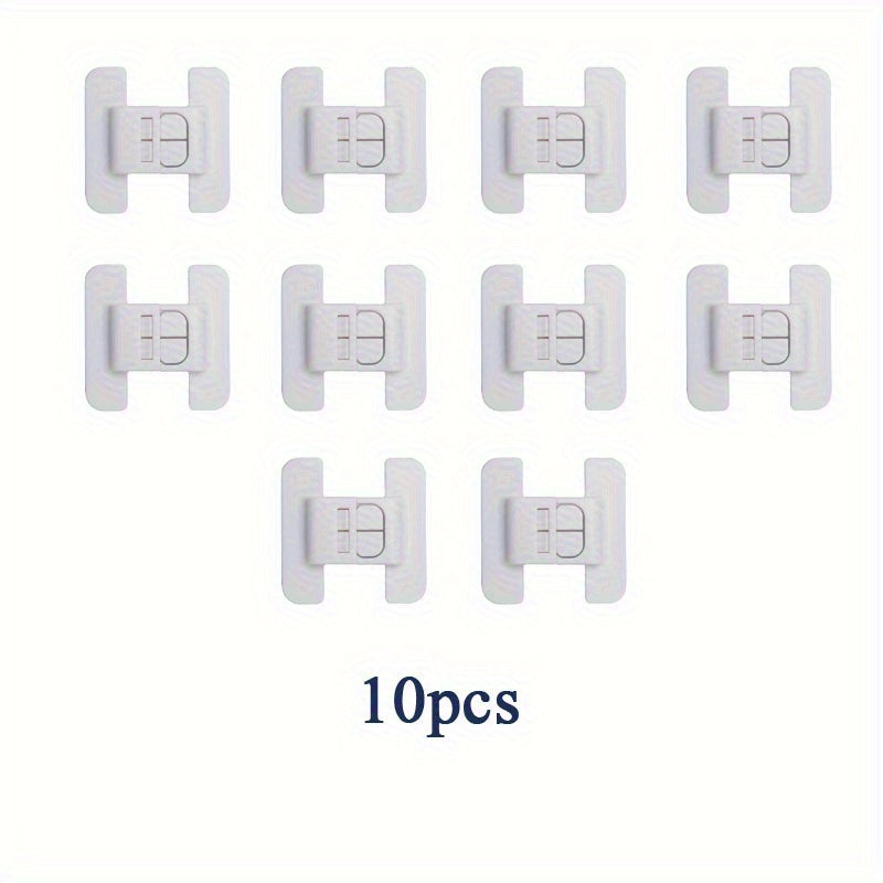 TEMU 10pcs No-drill Fridge Door Latch, Safety Locks - , Secure & Safe Refrigerator Door Closer For