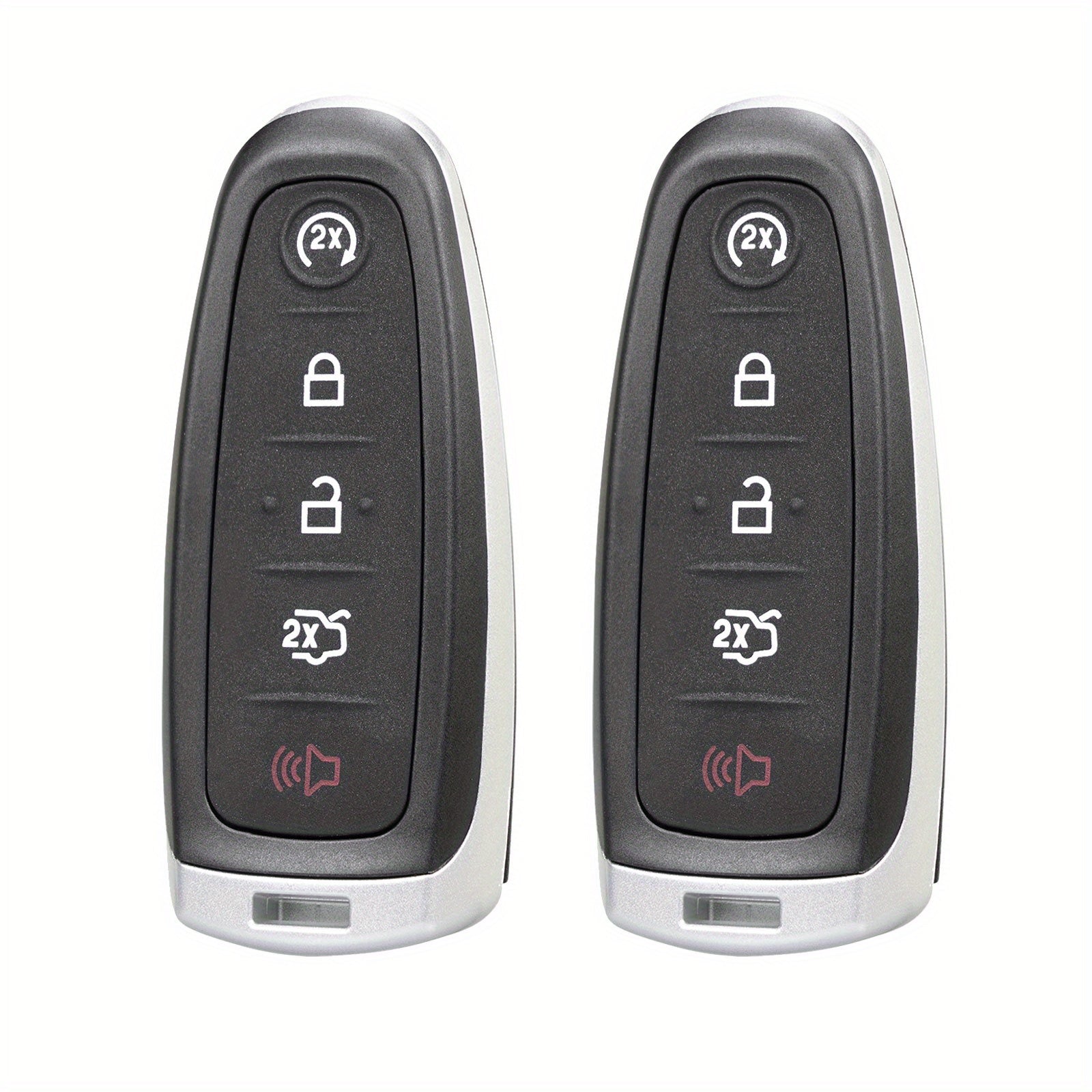 TEMU 2pcs 315 Mhz Remote Car Key Fob 5 Buttons With Id46 Chip For Ford For Edge For Explorer For For Flex For Expedition For Focus For Escape For For