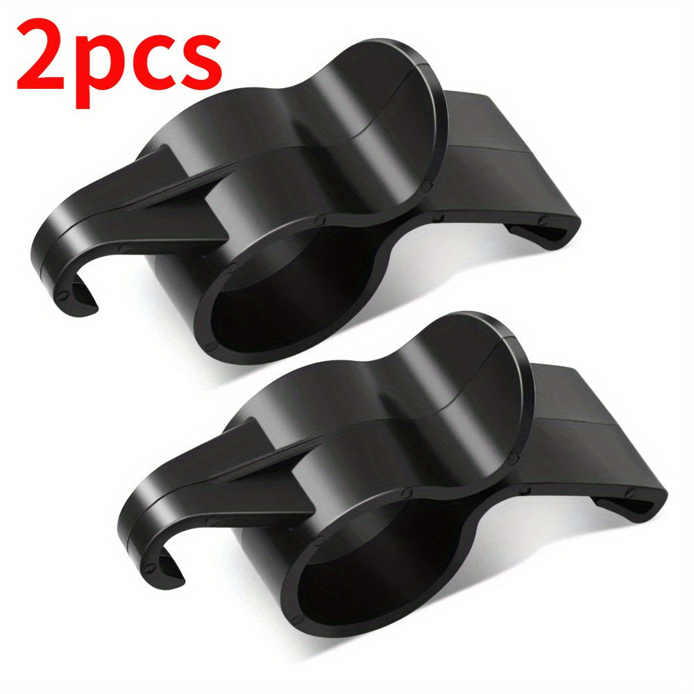 TEMU 2pcs Car Umbrella Holder Car Trunk Hook Umbrella Mount Plant Towel Hook Auto Accessories Universal Internal Storage Organizer Holders