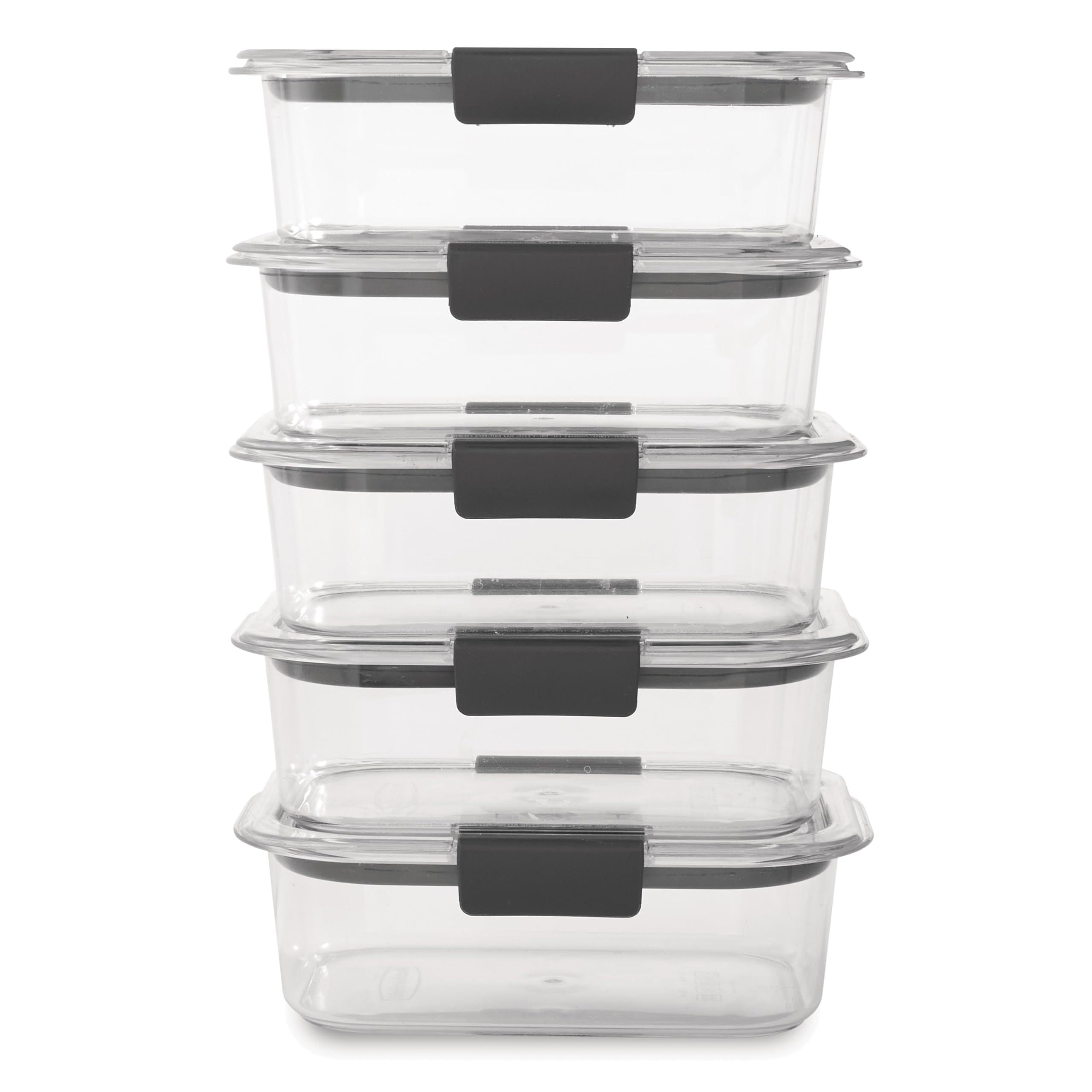 TEMU 10pcs Food Storage Containers, Bpa Free, Airtight Lids, Ideal For Lunch, Meal Prep & , Lunch Boxes, Picnic Boxes, Fresh-keeping Boxes, Salad