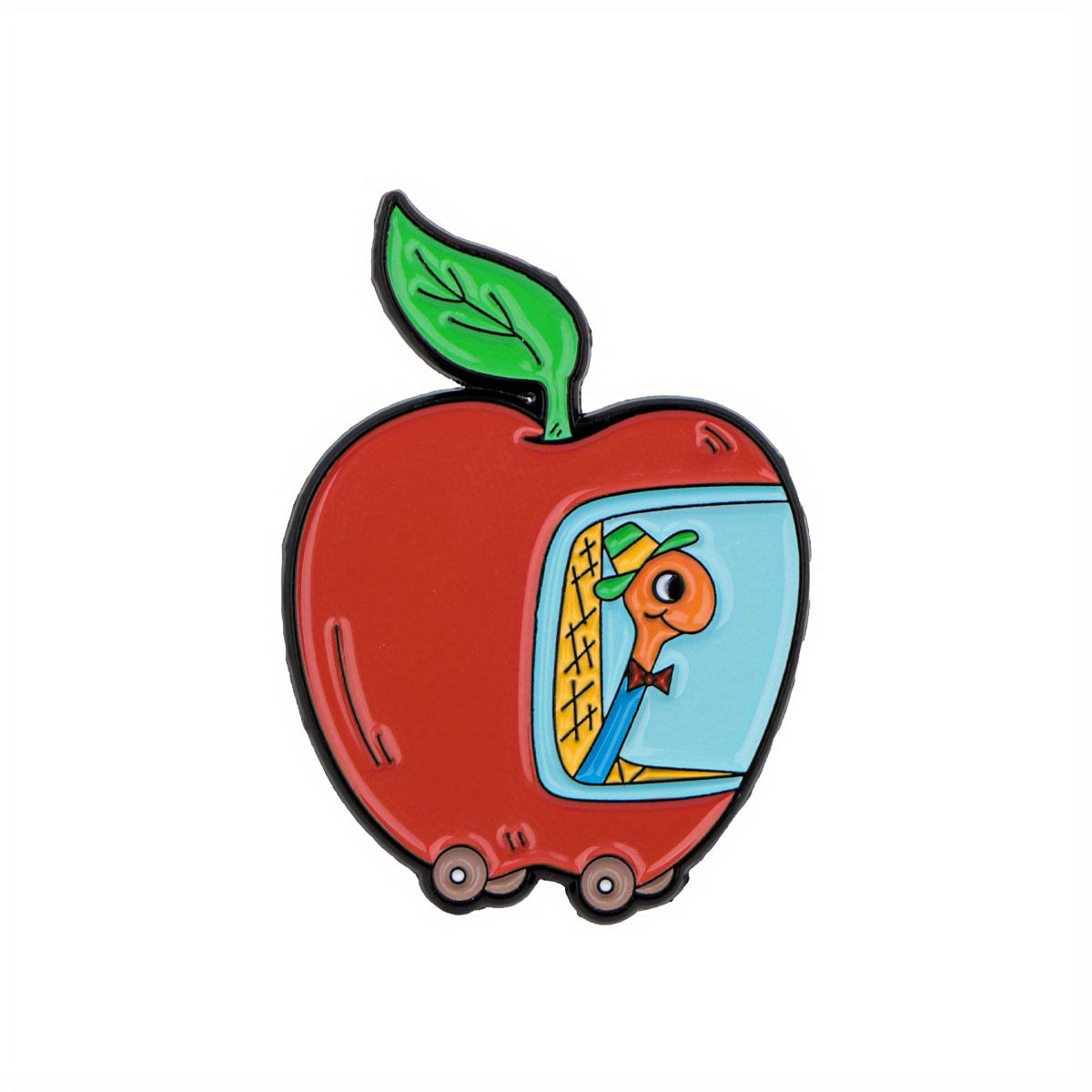 TEMU 1pc With Enamel Pin, Alloy Lapel Badge For Backpacks, Collars, Hats - Creative Jewelry Accessory