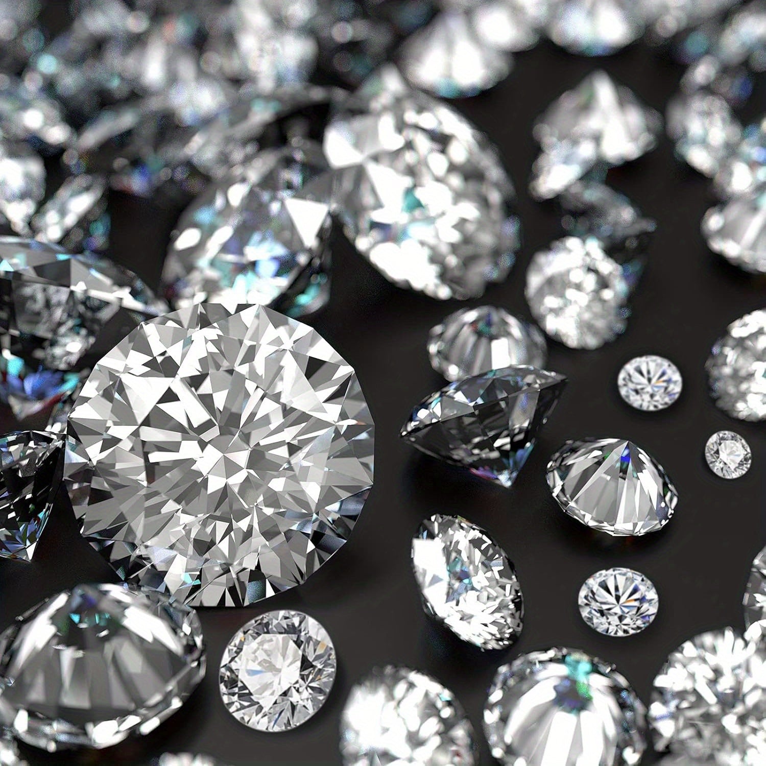 TEMU 4000pcs Acrylic Diamond Table - Decorations For Vase Fillers & Party Tables