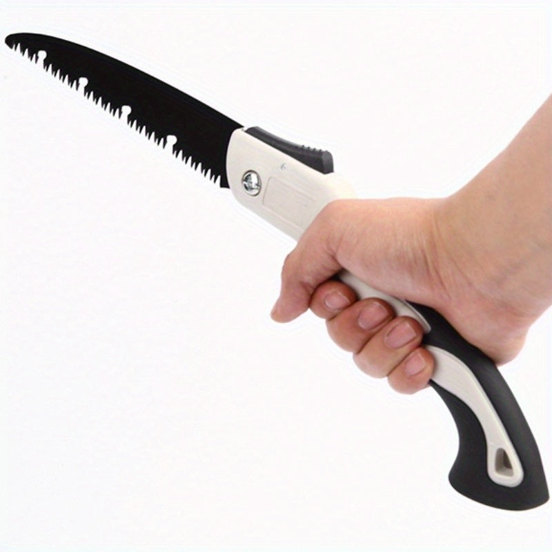 TEMU 1pc, Woodworking Folding - Versatile Cutting Wood Sharp Camping Gardening Pruning Saw Tree Cutters Hand Tools, Tools, Handheld, Easy To Carry,