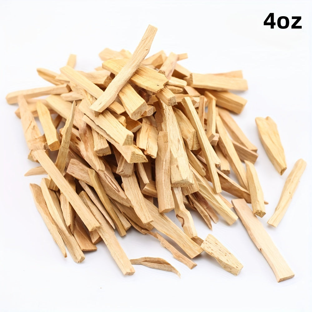 TEMU 4oz Authentic Peruvian Wood Chips - , For Incense Making, Natural Stone Material, Ideal For Homemade Incense Crafting