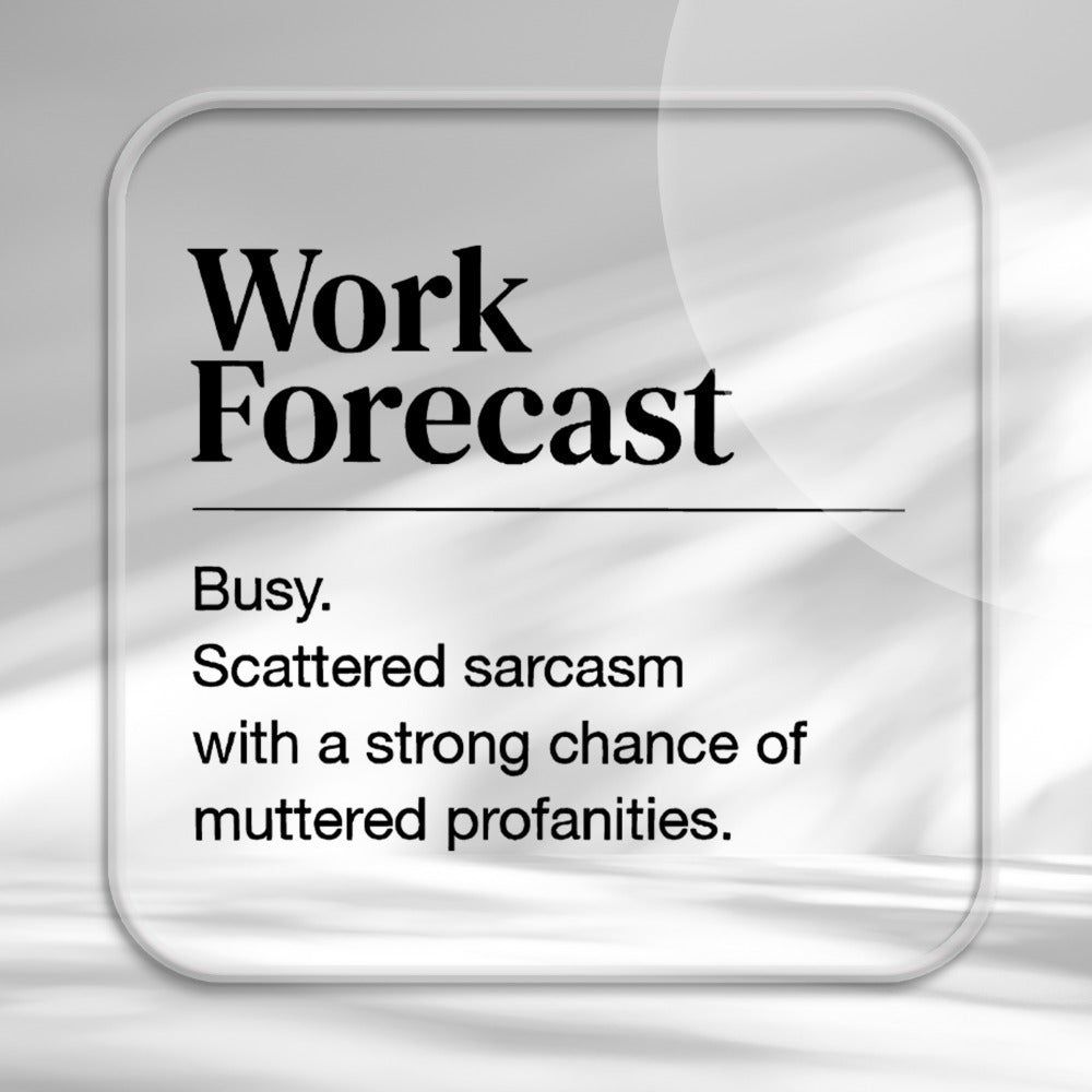 TEMU 1 Humorous Desktop Sign, 14 Work Predictions Display, Satirical Office Decoration Gift, Very Suitable For Colleagues, , Employees For Christmas,