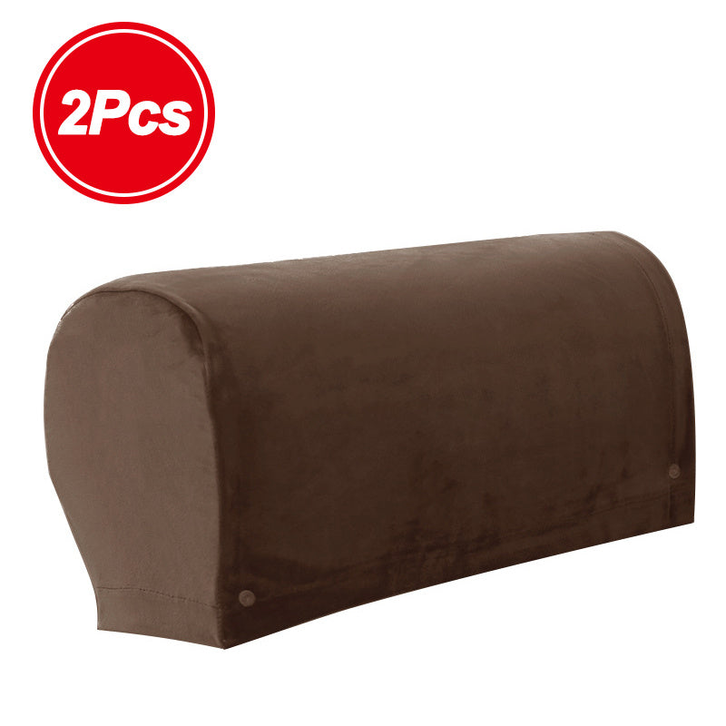 TEMU 2pcs- Set Stretch Armrest Covers Spandex Arm Covers For Chairs Couch Sofa Elastic Plaid Pattern Armchair Slipcovers For Living Room Home Decor