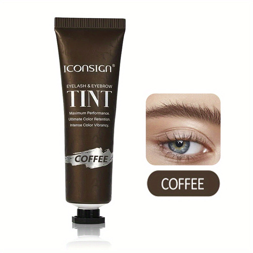 TEMU Iconsign Eyelash And Eyebrow 2-in-1 , Professional Waterproof Eyebrow Coloring Mascara, Easy To Color, Good For Novices