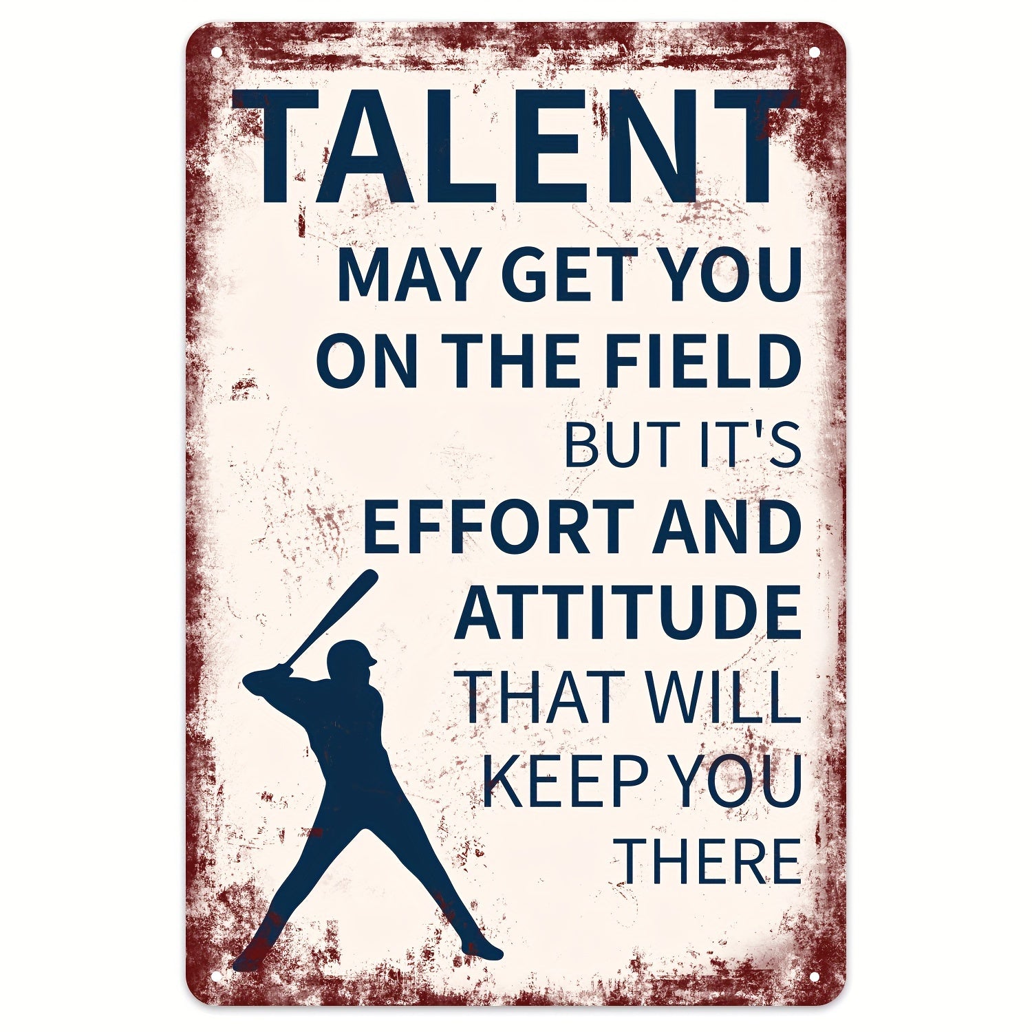 TEMU 1pc Can Let You Play Metal Signs, Baseball Retro Metal Signs, Baseball Wall Decorations, Baseball Player Gifts, Cafe Hole Novelty Signs (7.87 *