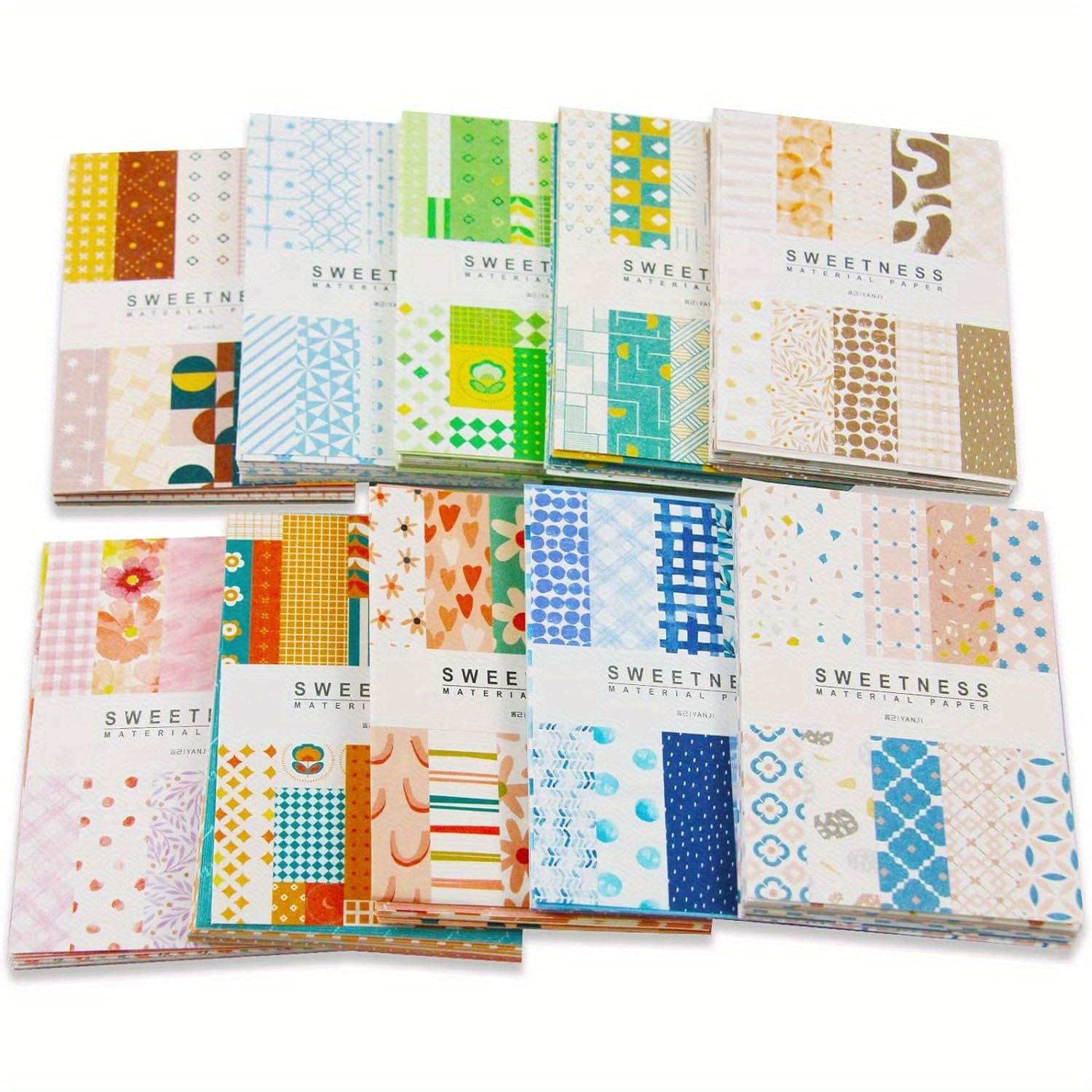 TEMU 500 Sheets Vintage Scrapbooking , Beautiful Stationery Paper Supplies, Decorative Paper For Diy Art Crafts, Scrapbooking, Journaling Albums, For