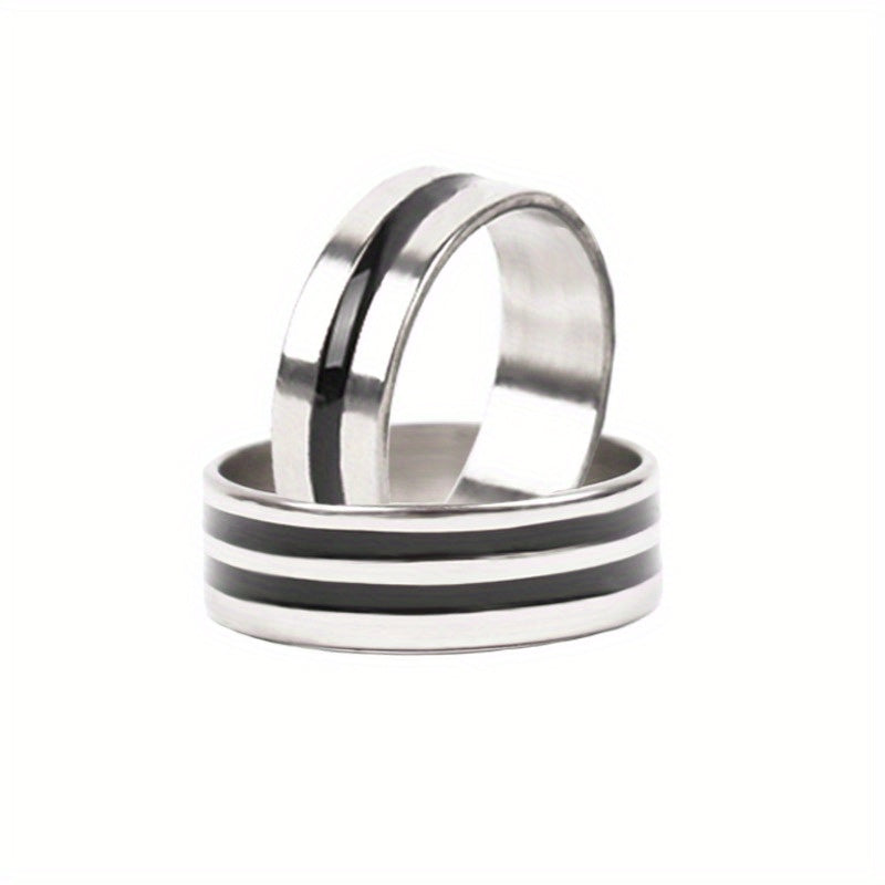 TEMU 1x Stainless Floating Ring - Prop For Adult Street And Shows - Gadget For Party Entertainment And Gift