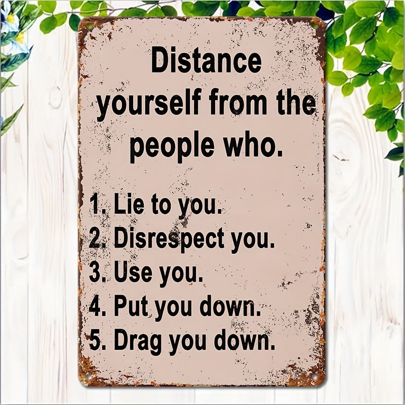 TEMU 1 Piece Of Retro Metal Paint , Satirical Metal , Wall Decoration, Retro Garage Wall Decoration, Restaurant Decoration, Caf É Club Living Room