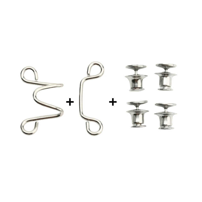 TEMU 6-pack Waist Adjuster Buttons, No-sew Detachable Waistband , Iron-on Heat Patches For Clothing And Backpacks, Sew-on Applique For Jackets And