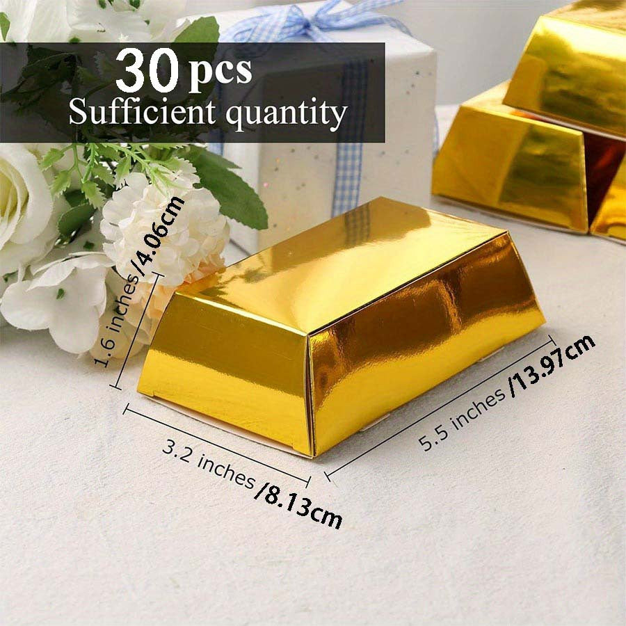 TEMU 30-pack Treasure Boxes, Paper Gift Boxes For Pirate Themed Party, Candy & Chocolate Packaging, Party Favors, Birthday & Wedding Decorations,