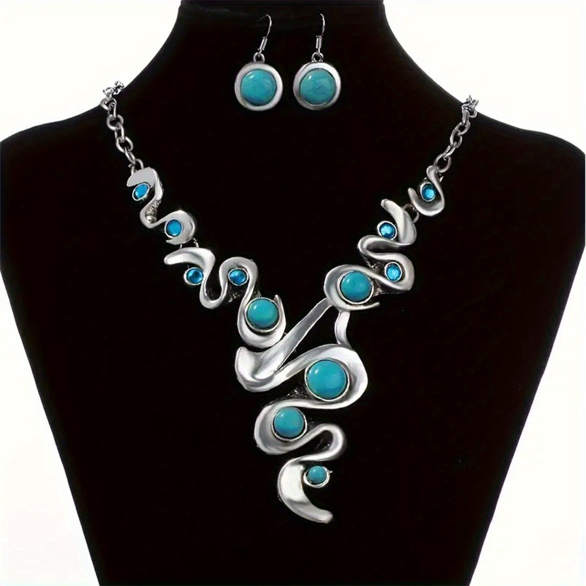 TEMU 3 - Set Necklace Jewelry Set Accessories For Ladies