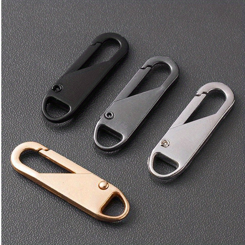 TEMU Purses, Wallets, Backpacks, Bags Zipper Repair Kit - Universal Detachable Black Zipper Pulls For Handbags, Clothing, And Outdoor Activities