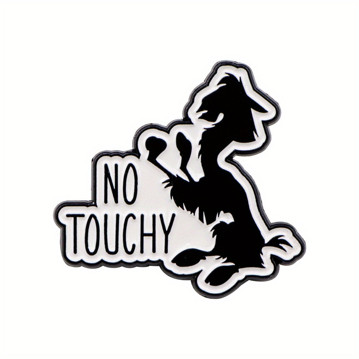 TEMU Dmlsky Enamel Pin Badge - Cartoon Alloy, Mixed Color, 1pc, Ideal For Backpacks, Collars, , Jewelry, And Birthday Gifts