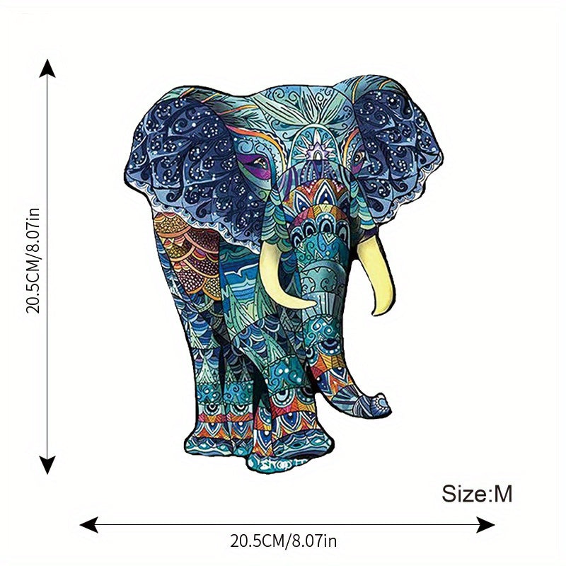 TEMU Magic Halloween Christmas Presents Wooden Puzzle Birthday, Thanksgiving, Mixed Colors, Irregular Shapes, Parent-child Games, Party Games Toys,